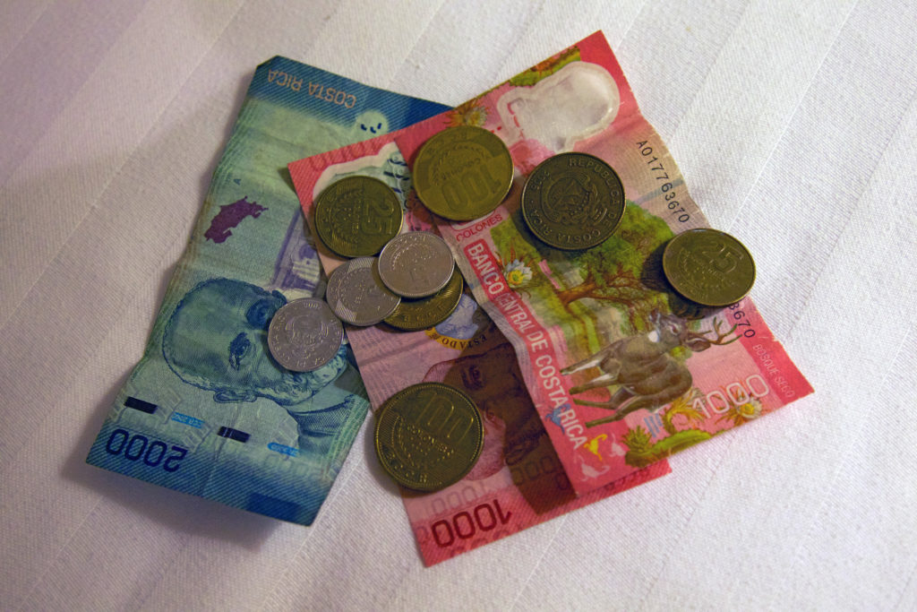 Colones, Währung in Costa Rica