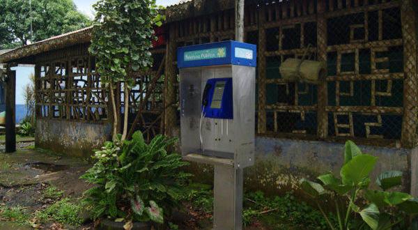 Telefonzelle in Costa Rica, Boca San Carlo