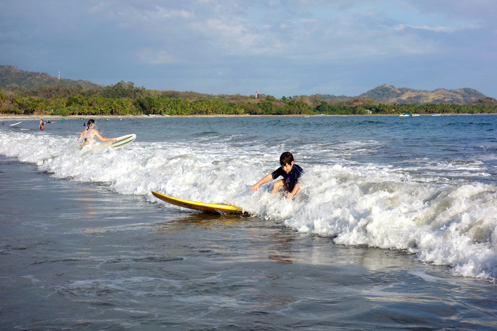Surfen in Sámara